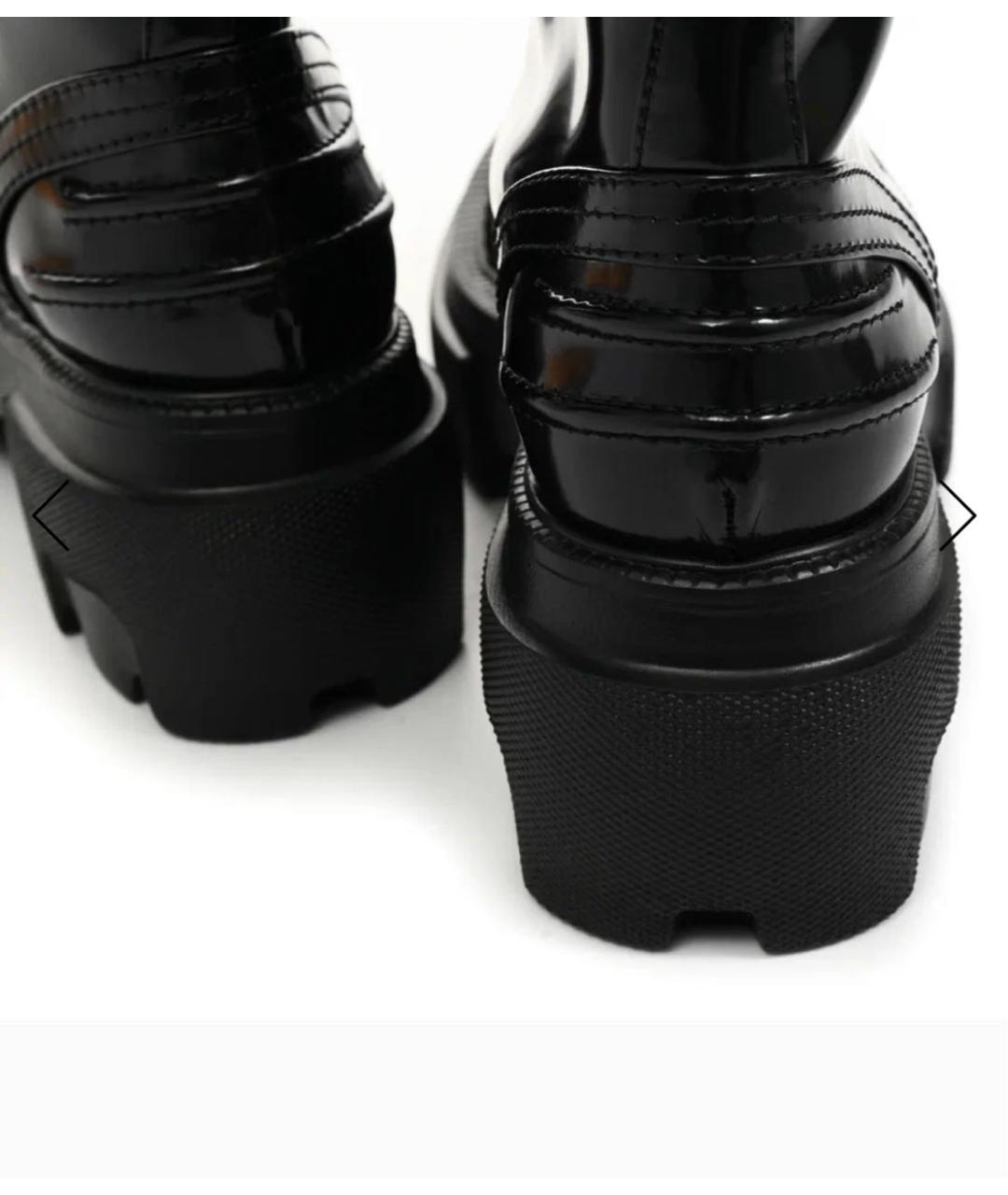 MSGM Черные кожаные ботинки, фото 5