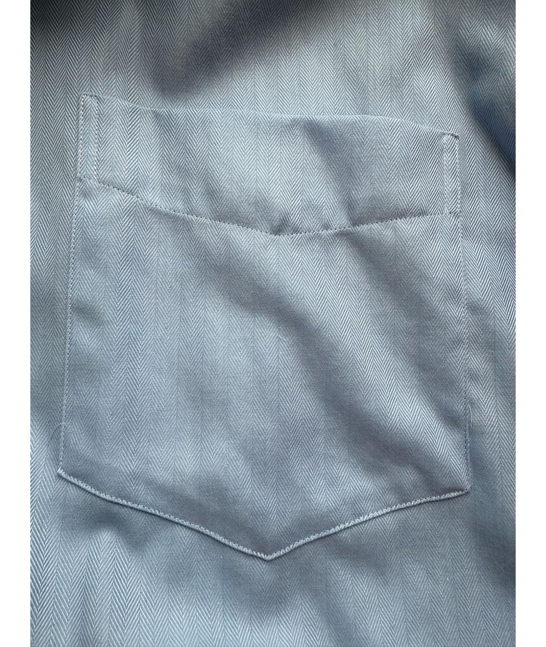 GUY LAROCHE Голубая хлопковая классическая рубашка, фото 6