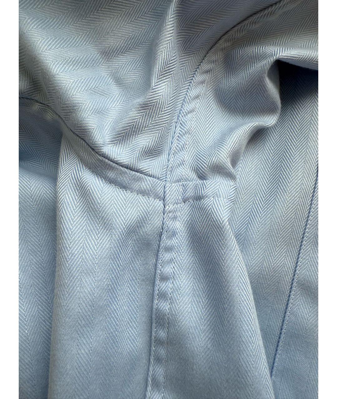 GUY LAROCHE Голубая хлопковая классическая рубашка, фото 7