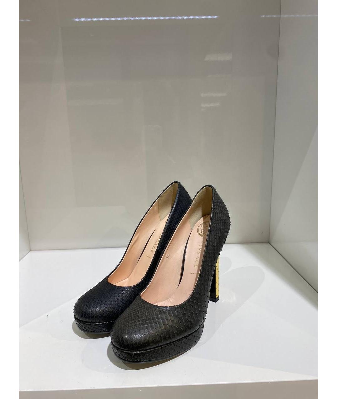 VERSACE Черные туфли, фото 2