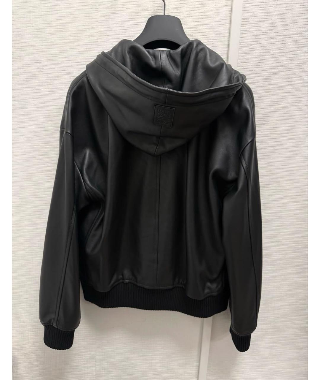 LOEWE Черная кожаная куртка, фото 2