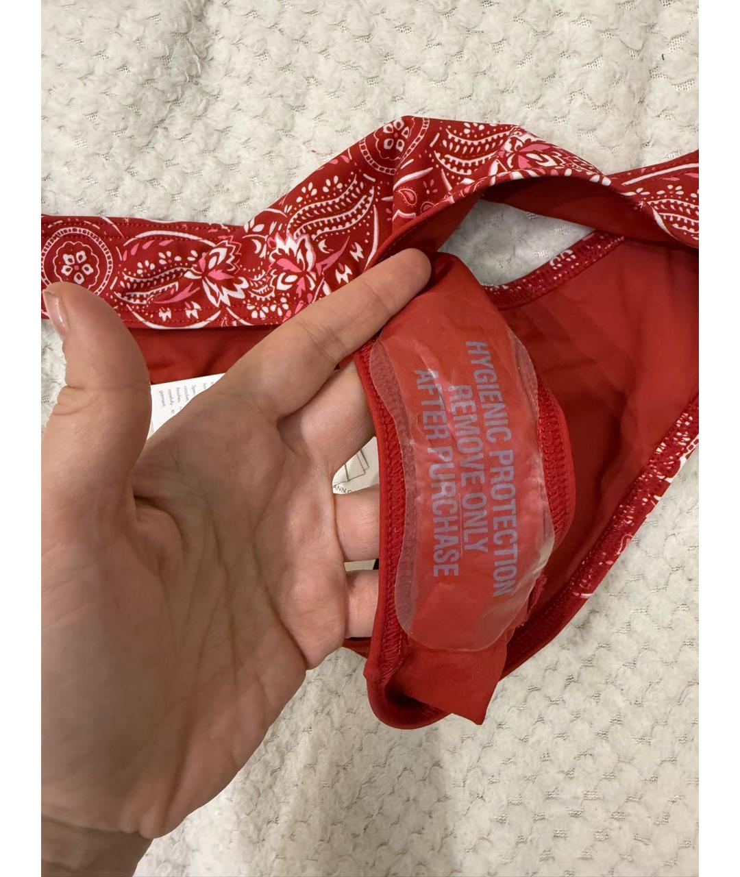 ZIMMERMANN Красный полиамидовый купальник, фото 4