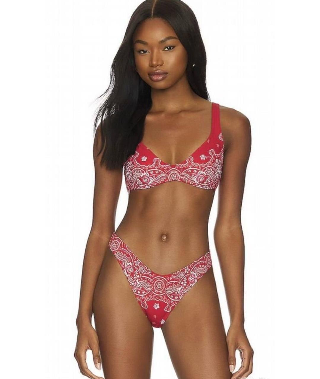 ZIMMERMANN Красный полиамидовый купальник, фото 7