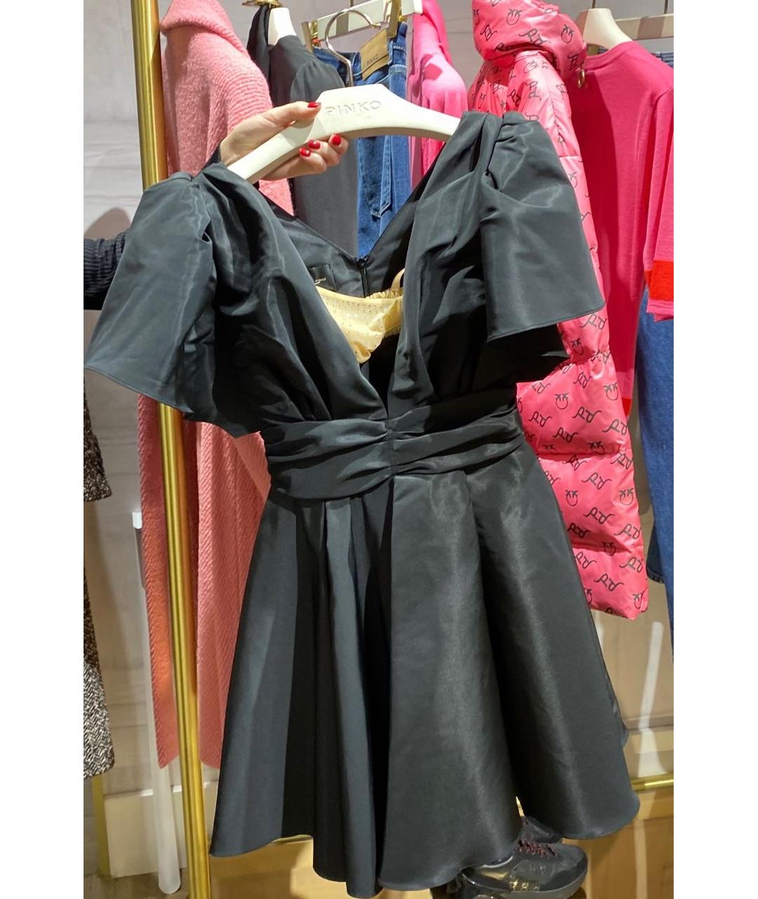 PINKO Черное вечернее платье, фото 7