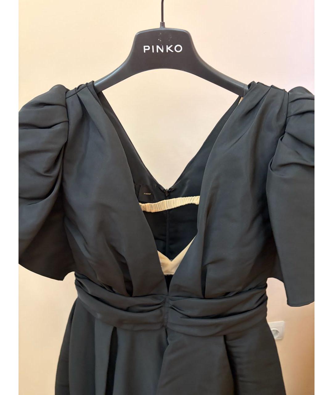PINKO Черное вечернее платье, фото 4