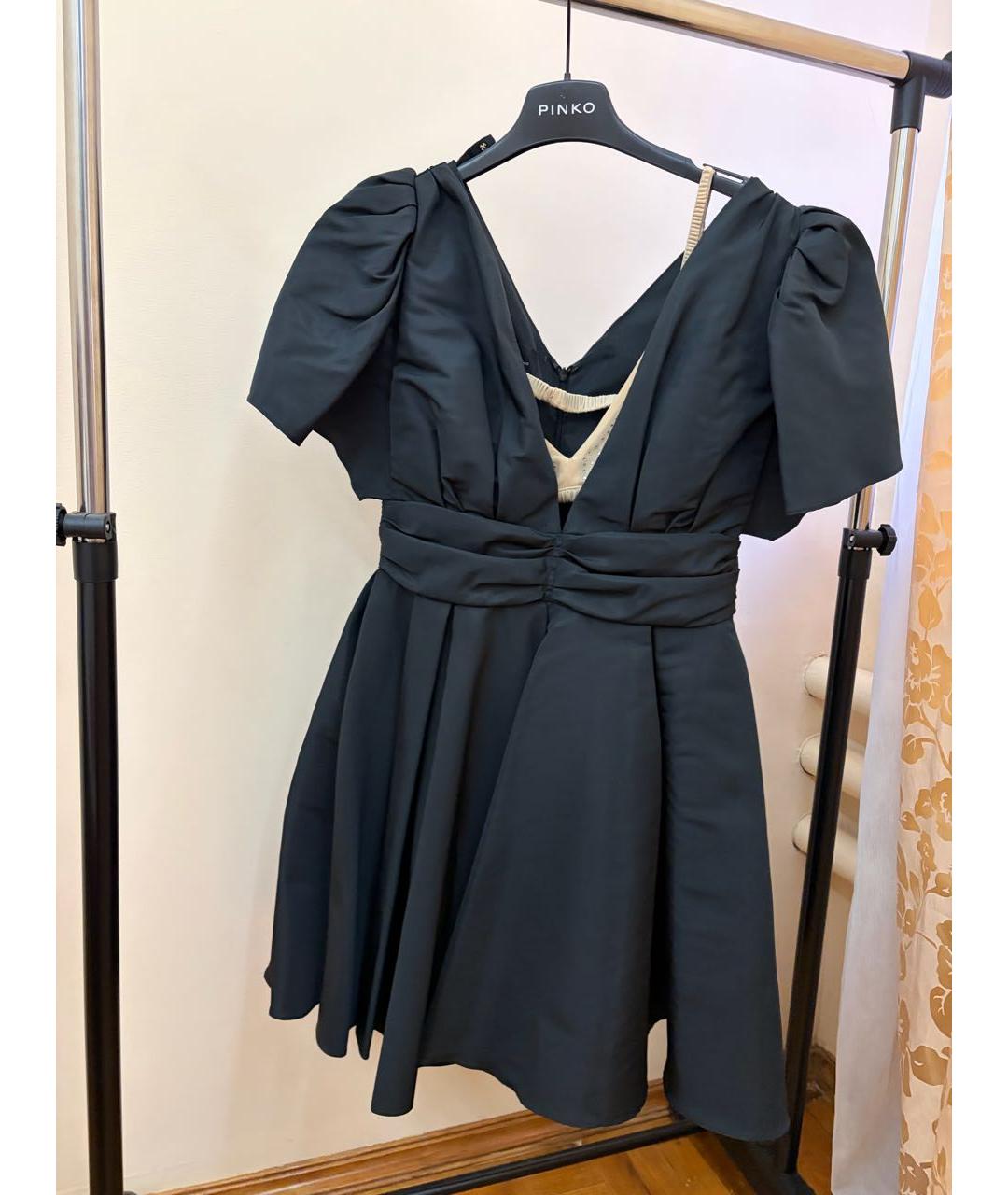 PINKO Черное вечернее платье, фото 6