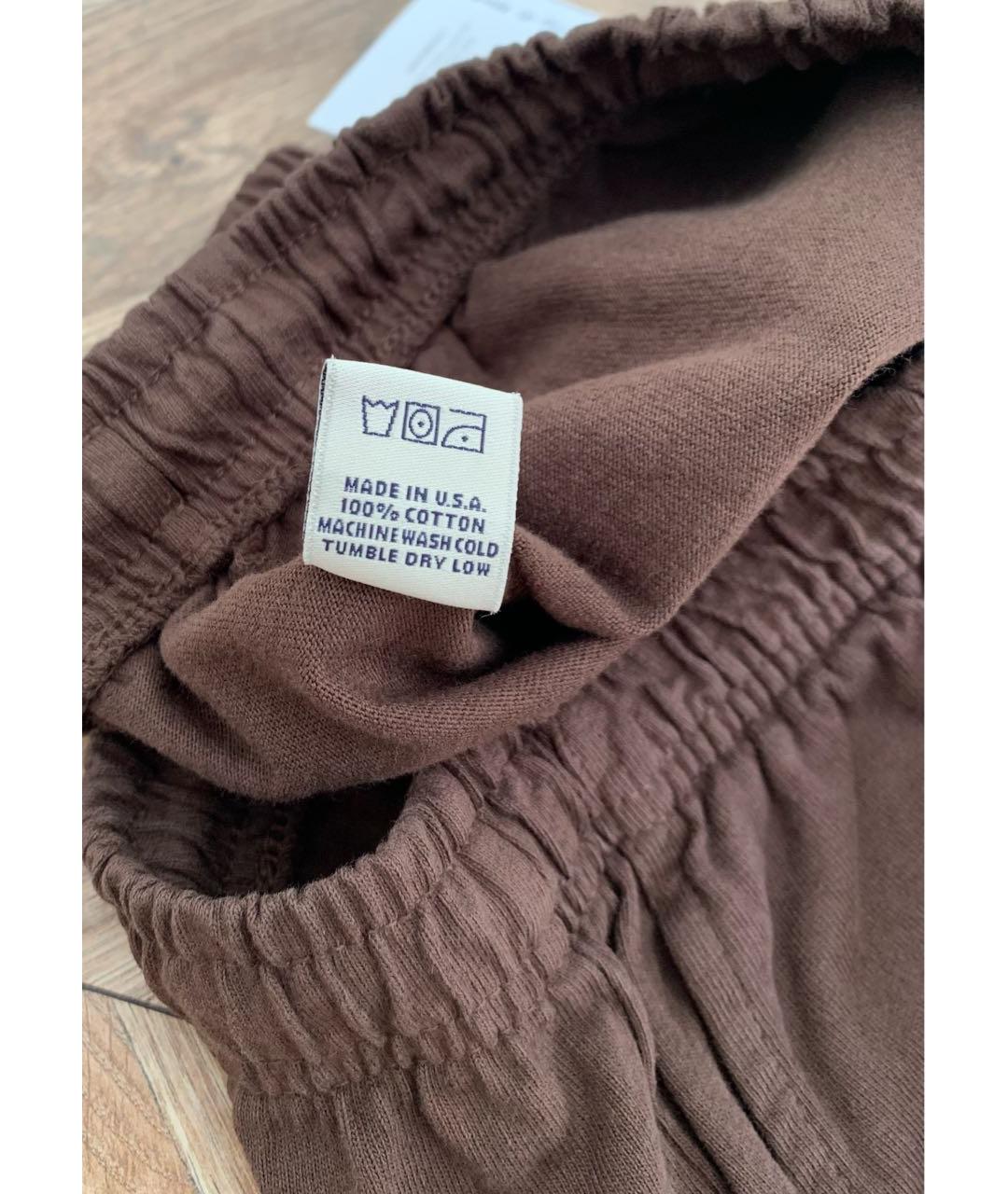 SPORTY AND RICH Коричневый хлопковый спортивные костюмы, фото 7