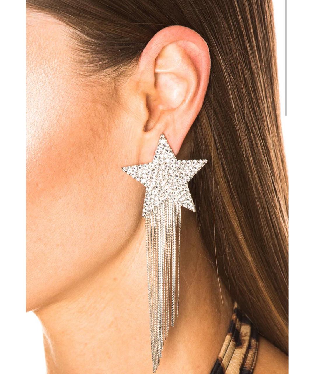 SAINT LAURENT Серебряные серьги, фото 4