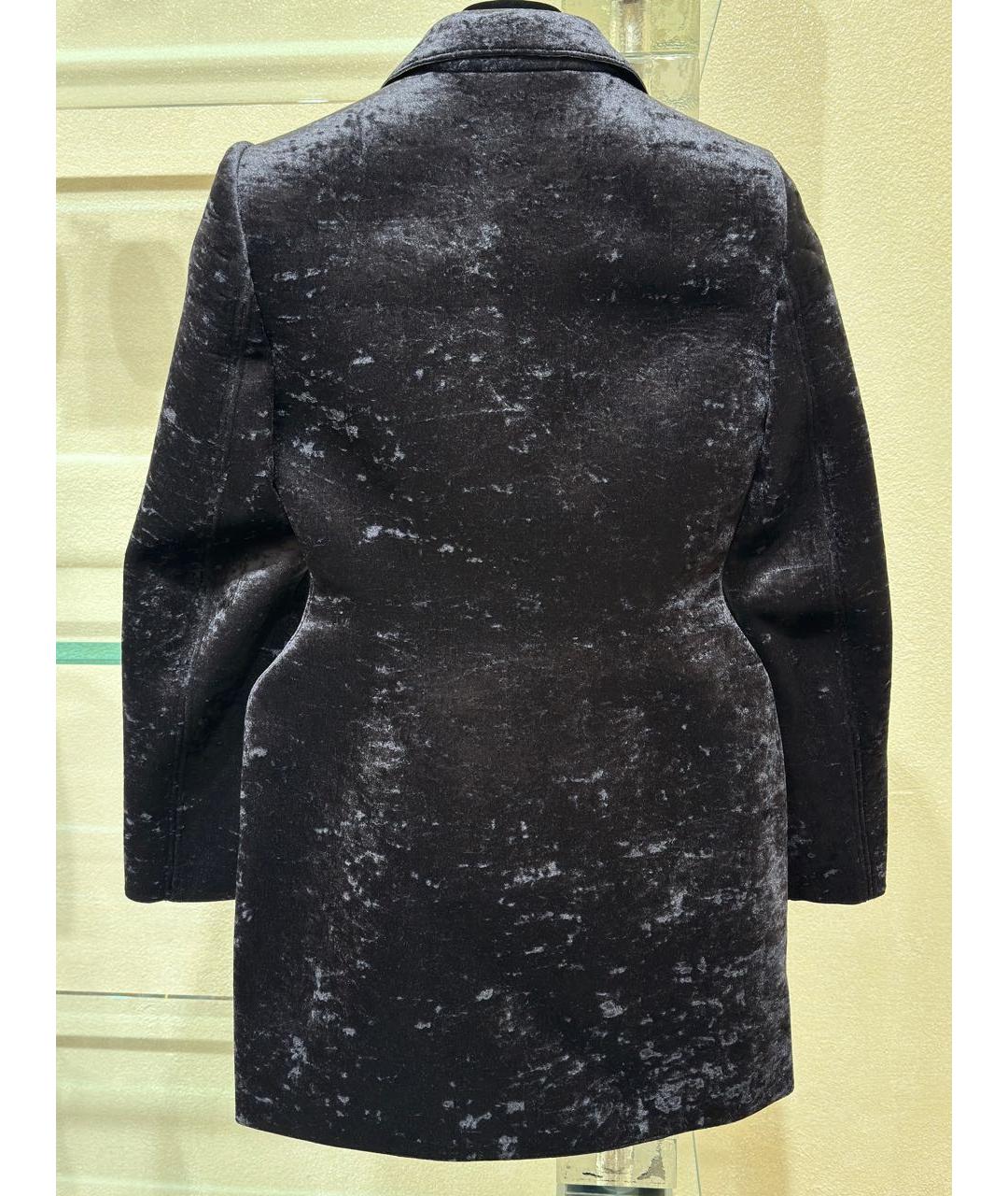 BALENCIAGA Черное полиамидовое пальто, фото 2