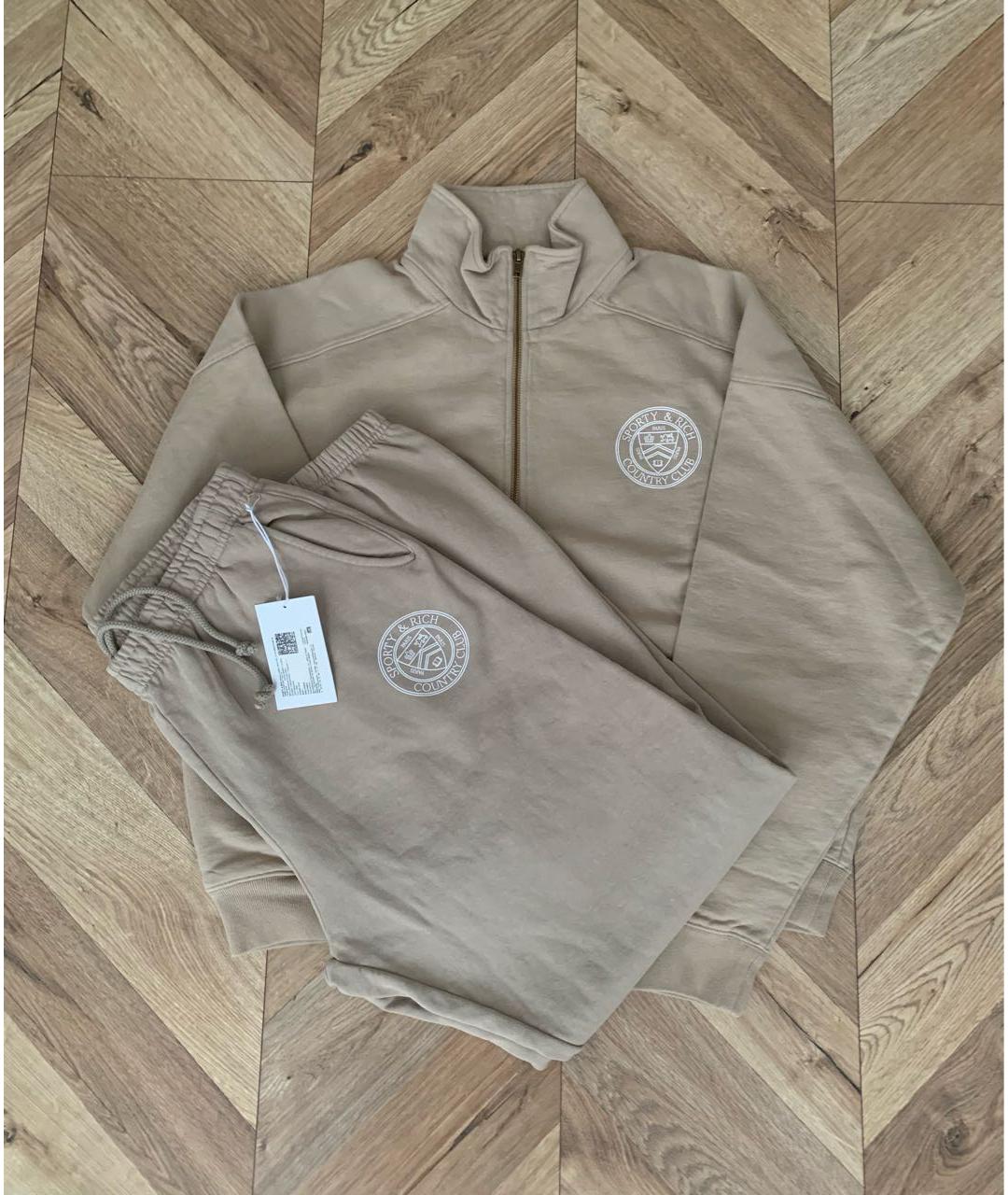 SPORTY AND RICH Бежевый хлопковый спортивные костюмы, фото 2