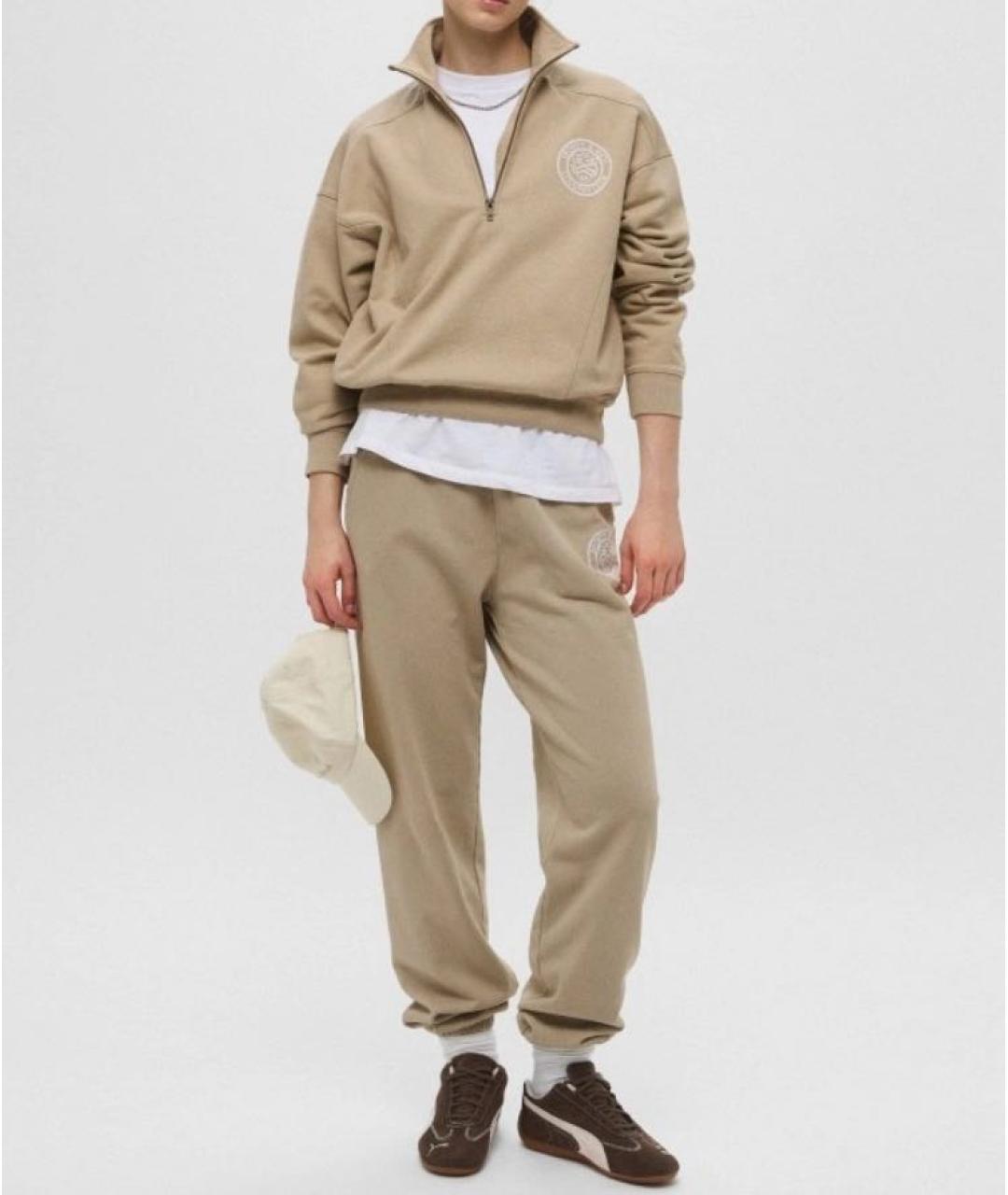SPORTY AND RICH Бежевый хлопковый спортивные костюмы, фото 8