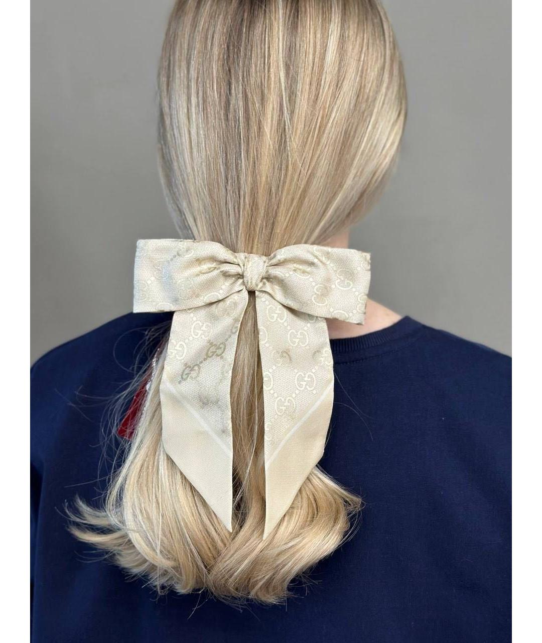 GUCCI Бежевая резинка, фото 4