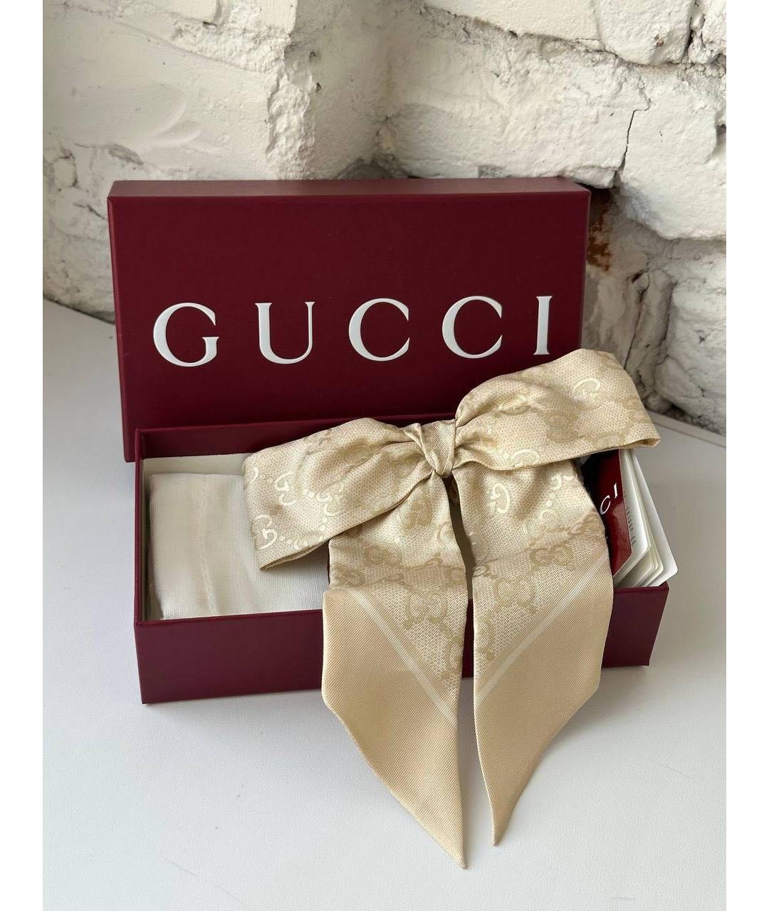 GUCCI Бежевая резинка, фото 2