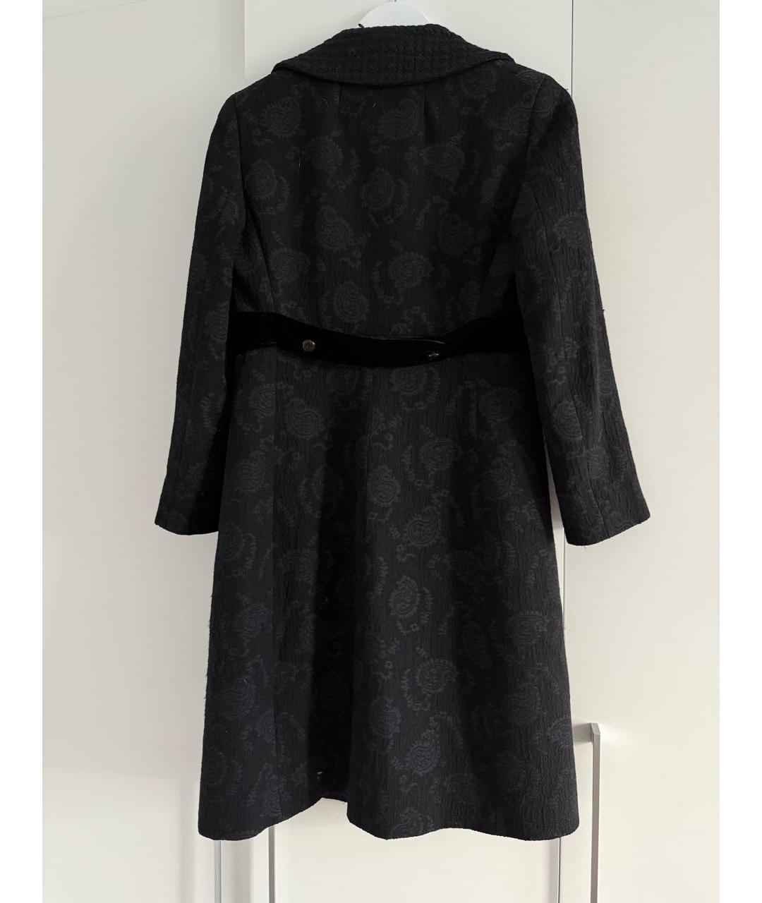 ETRO Черное шерстяное пальто, фото 2