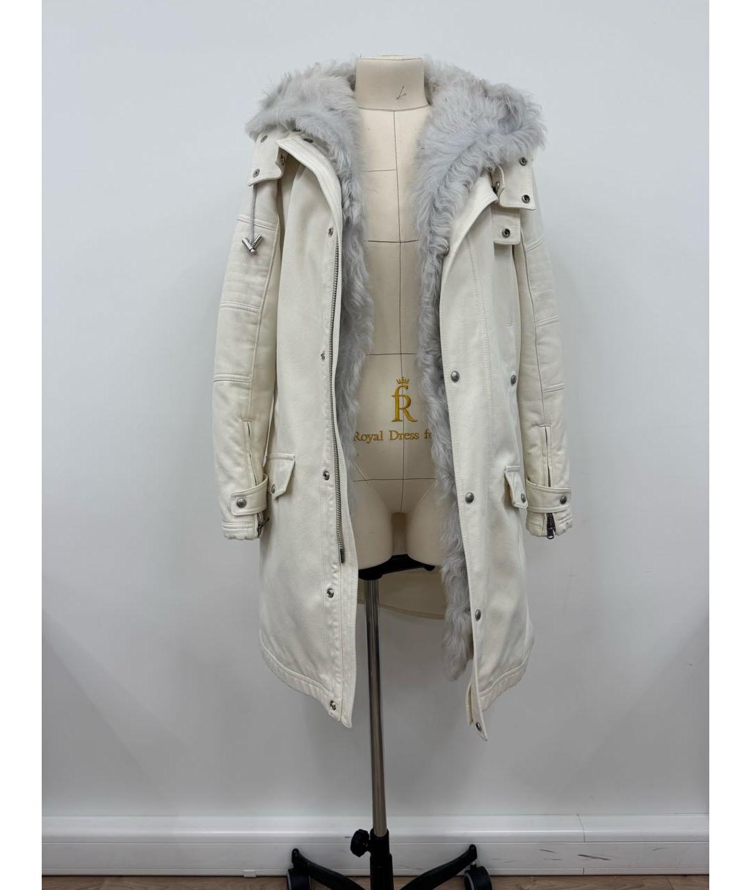 DIESEL BLACK GOLD Белая парка, фото 3