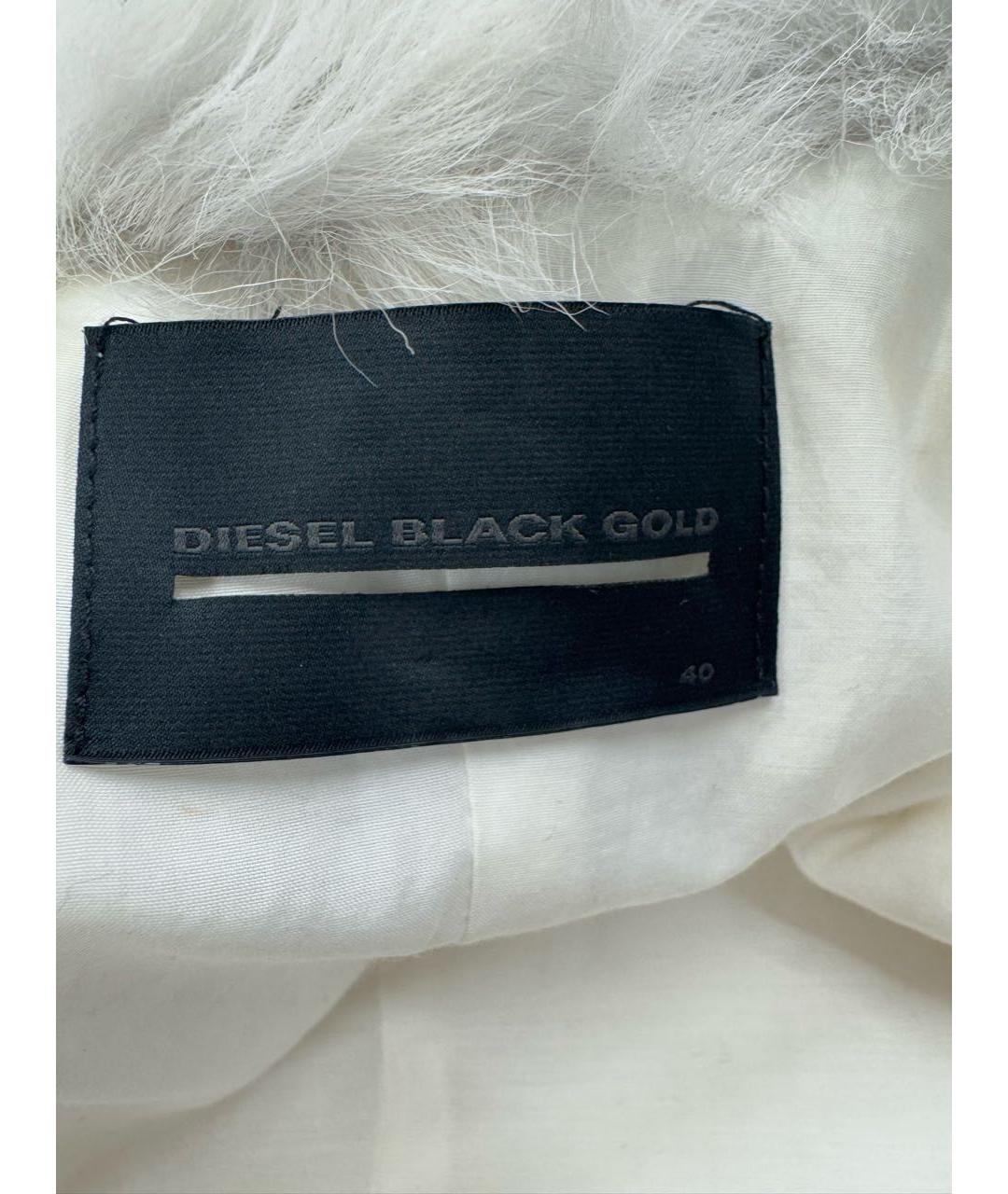 DIESEL BLACK GOLD Белая парка, фото 4