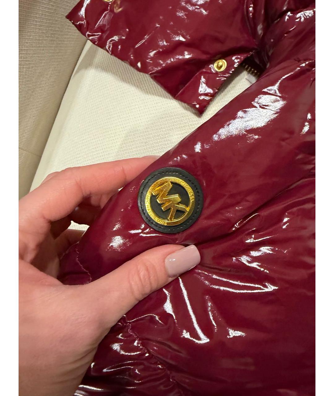 MICHAEL KORS Бордовая куртка, фото 5