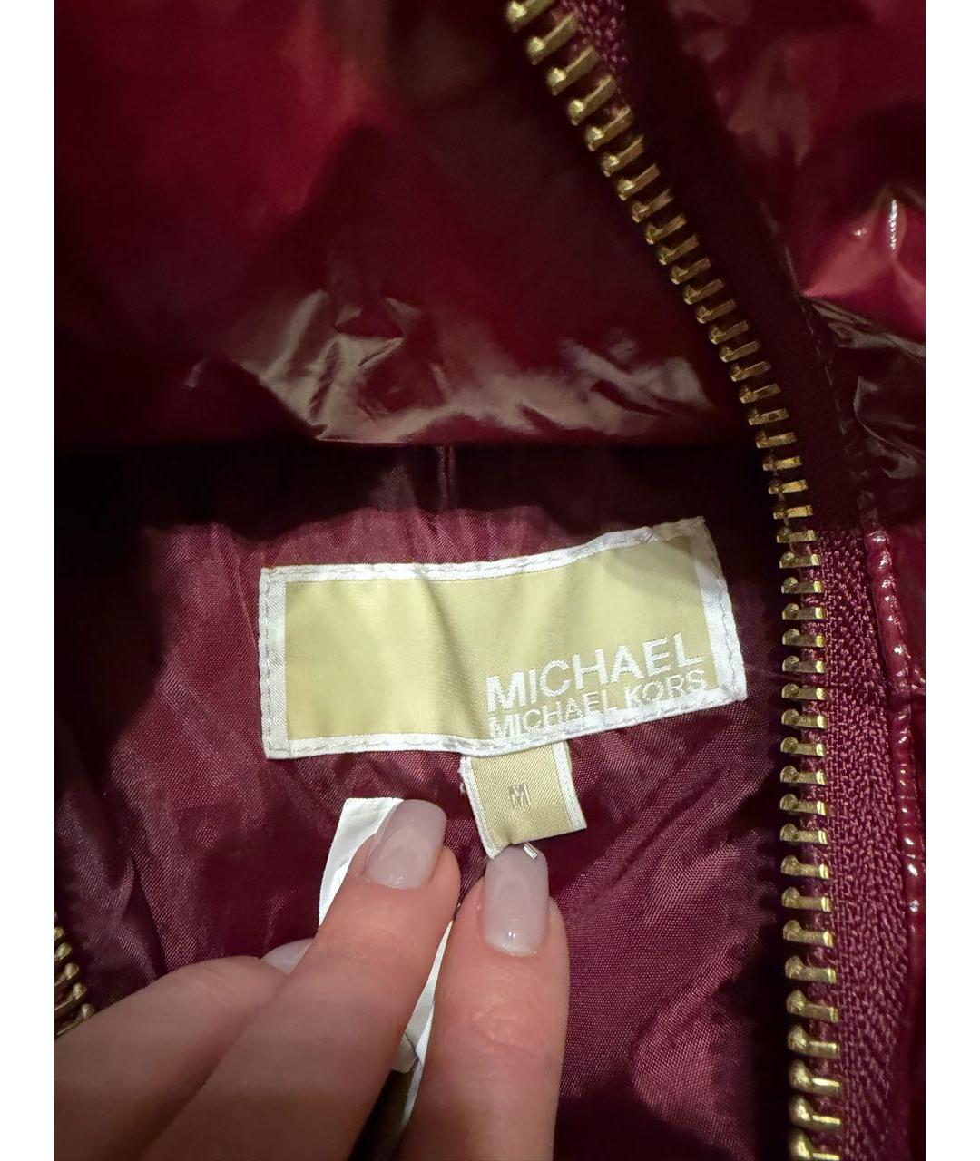 MICHAEL KORS Бордовая куртка, фото 7