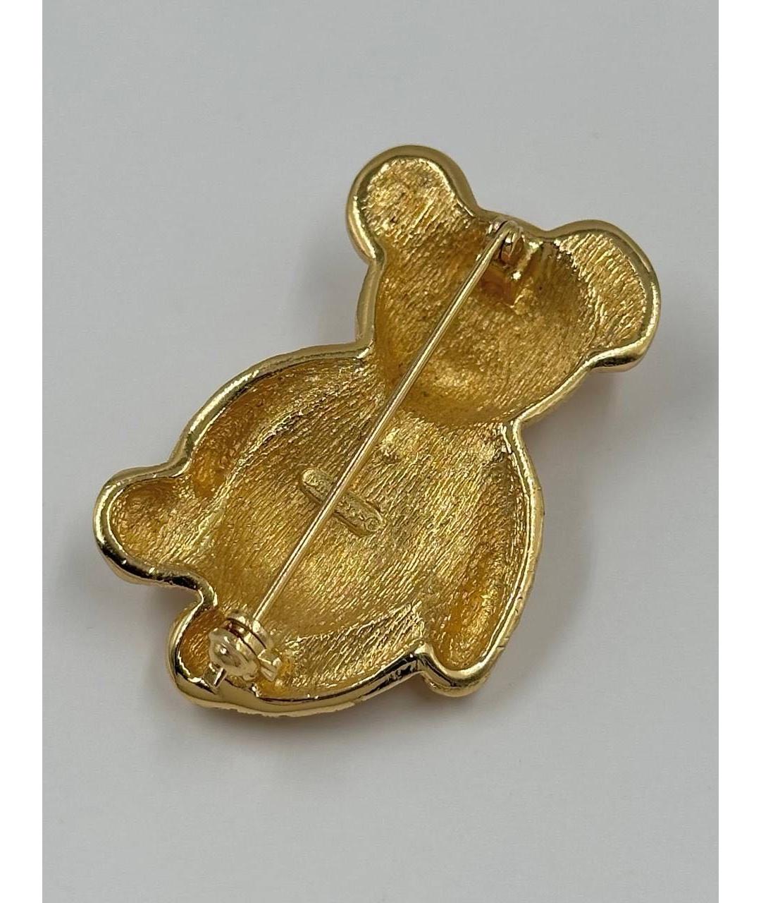 BURBERRY Золотая металлическая булавка / брошь, фото 5