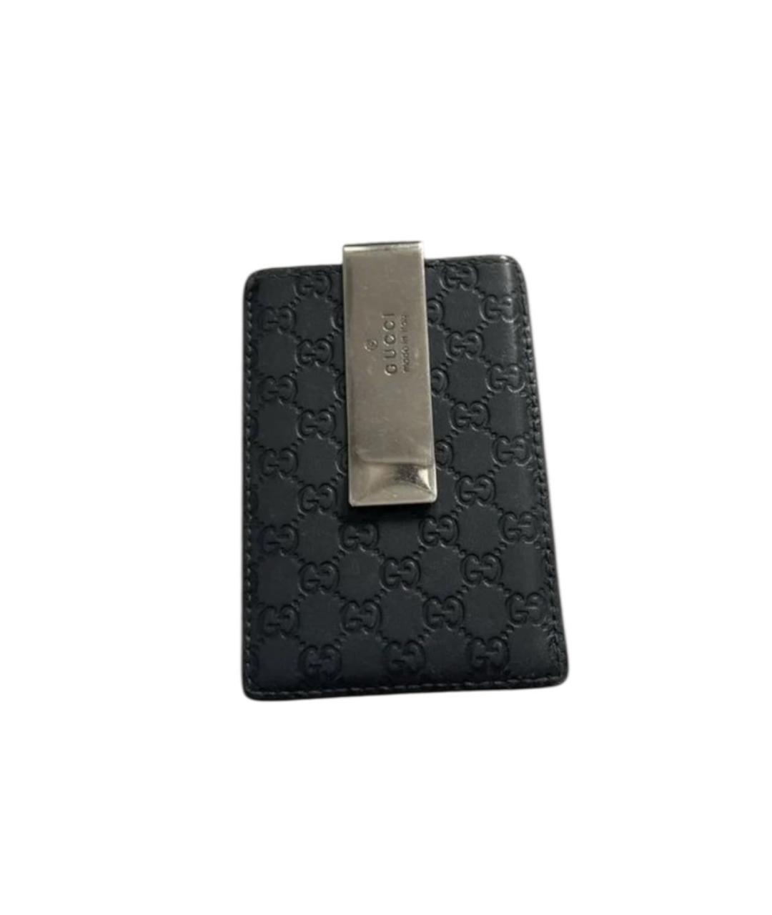 GUCCI Черный кожаный кардхолдер, фото 2