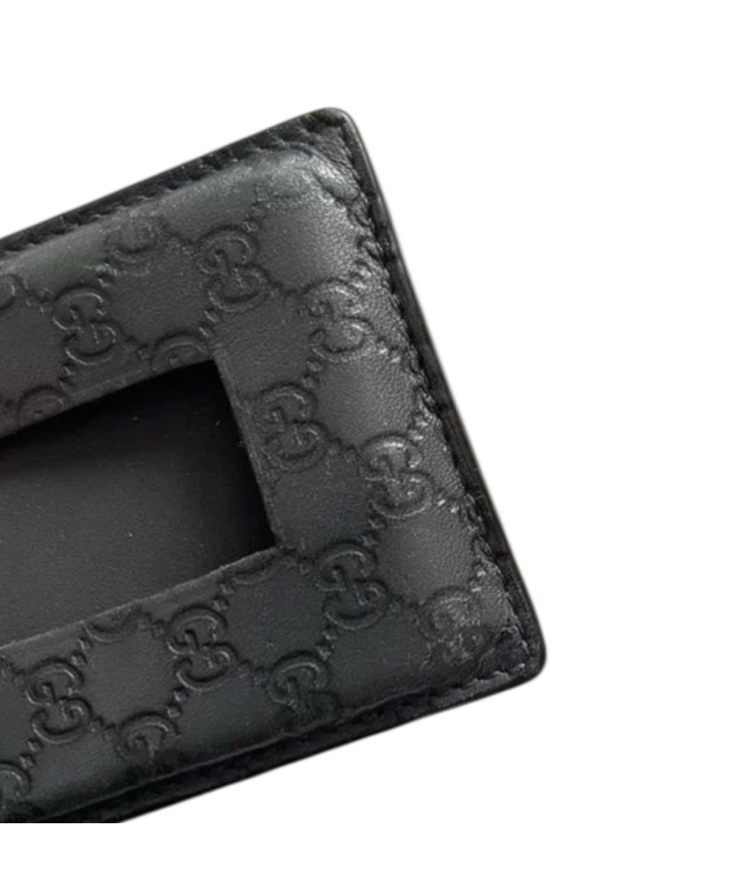 GUCCI Черный кожаный кардхолдер, фото 4
