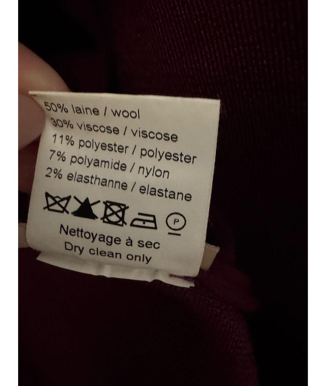 ALAIA Фиолетовое шерстяное коктейльное платье, фото 6