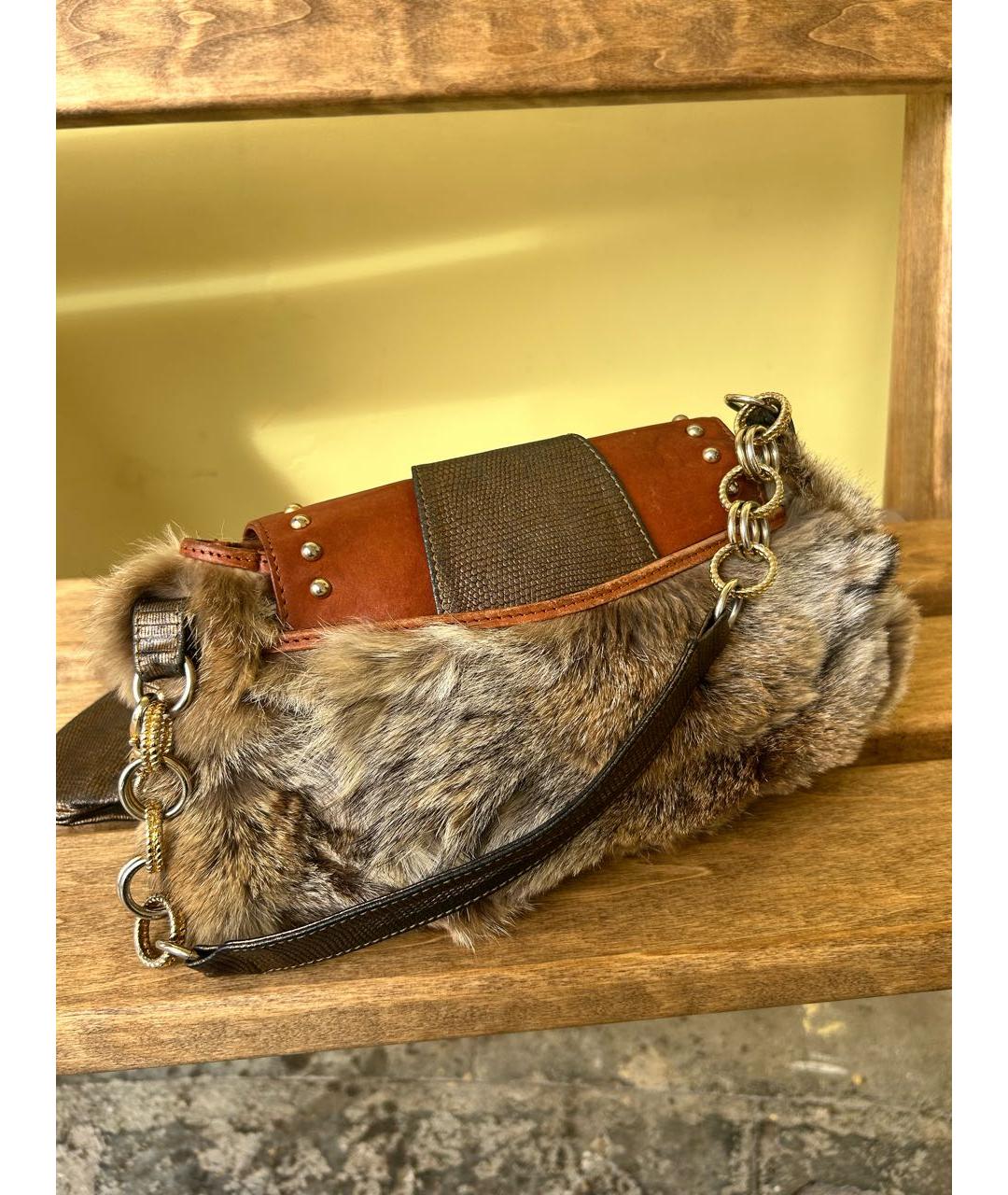 DOLCE&GABBANA Коричневая сумка с короткими ручками, фото 7