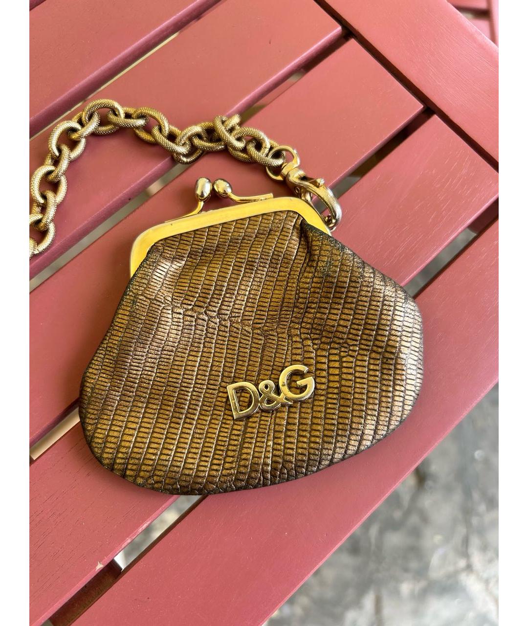 DOLCE&GABBANA Коричневая сумка с короткими ручками, фото 5