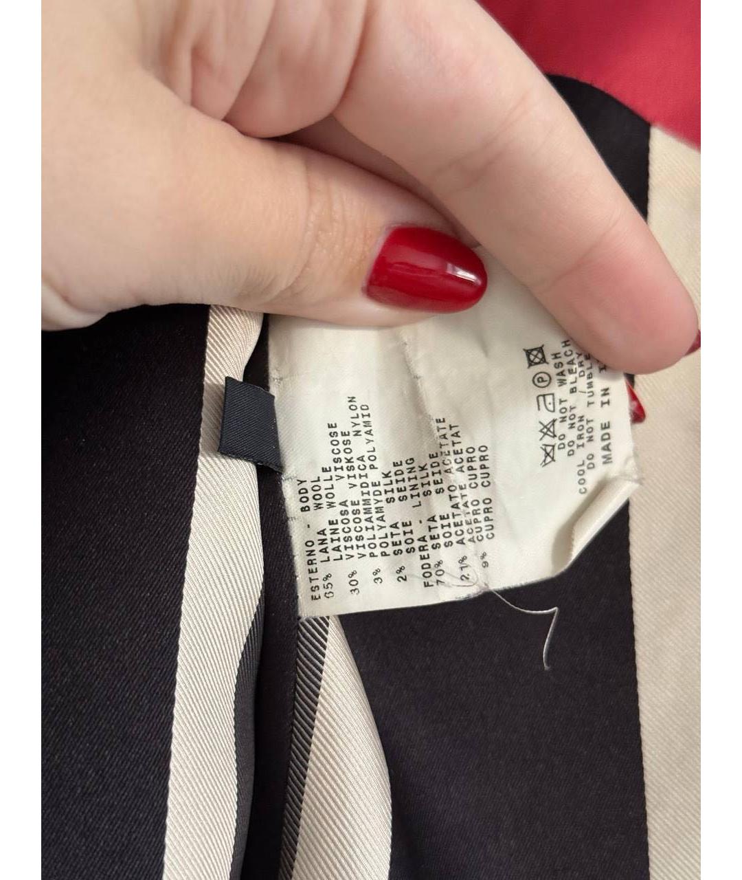 ETRO Черное шерстяное пальто, фото 8