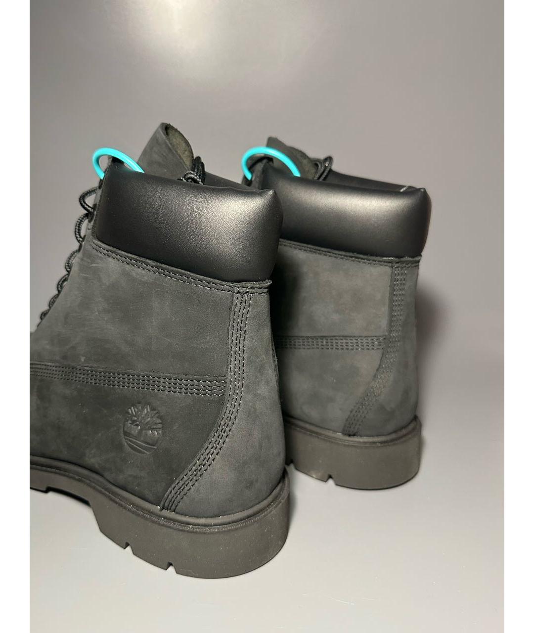 TIMBERLAND Черные нубуковые высокие ботинки, фото 8