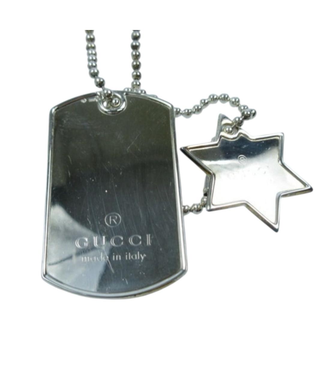 GUCCI Серебряная серебряная подвеска, фото 3