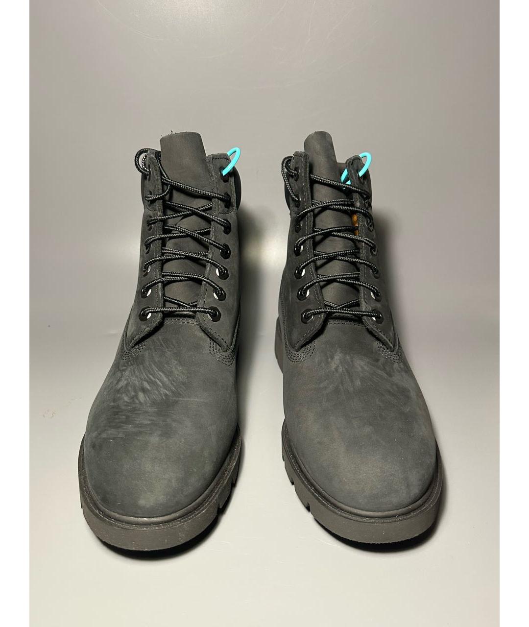 TIMBERLAND Черные нубуковые высокие ботинки, фото 2