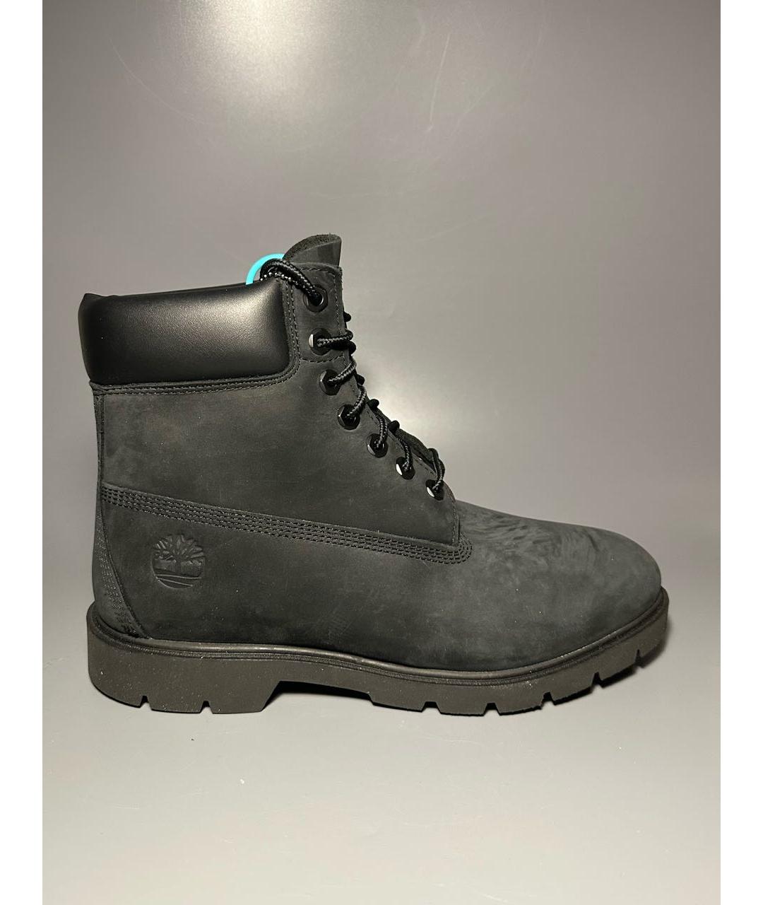 TIMBERLAND Черные нубуковые высокие ботинки, фото 9