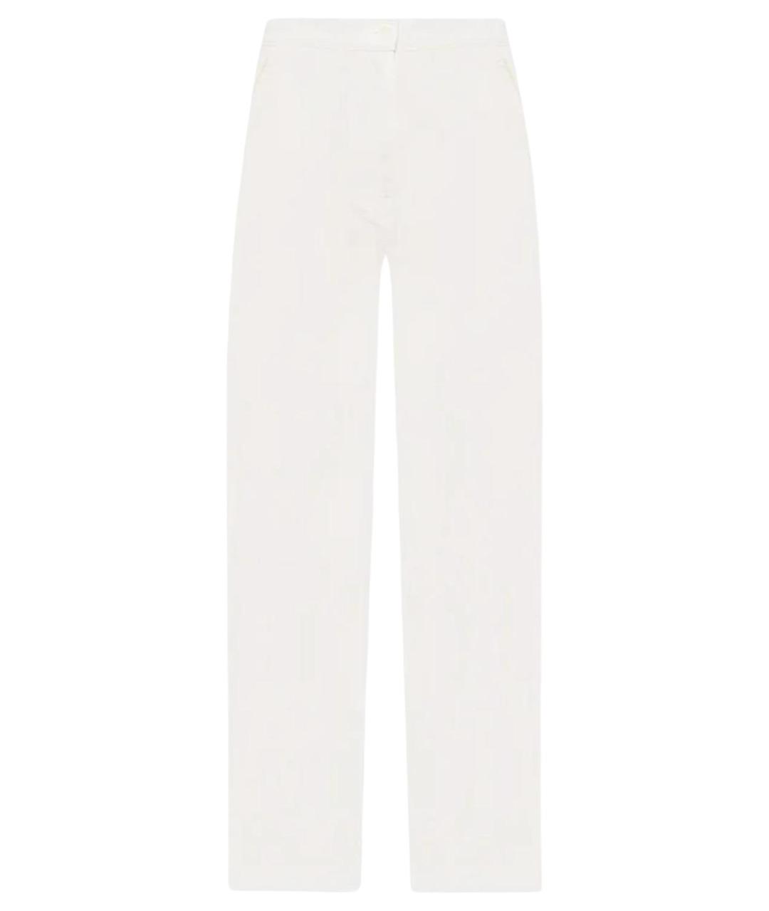 THE ROW Белые прямые брюки, фото 1