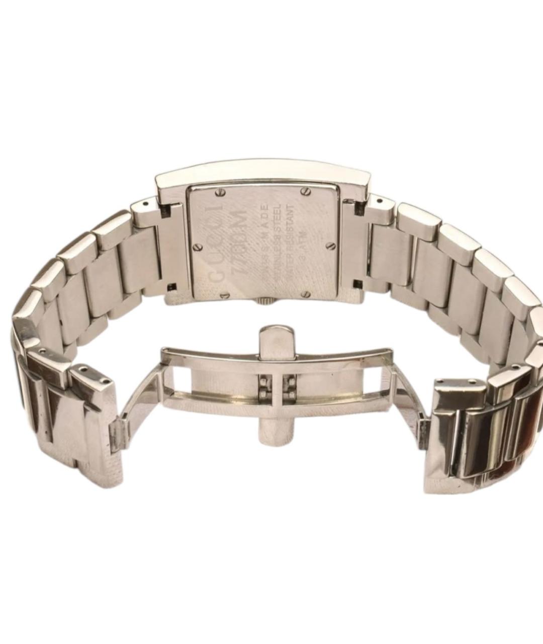 GUCCI Серебряные стальные часы, фото 5