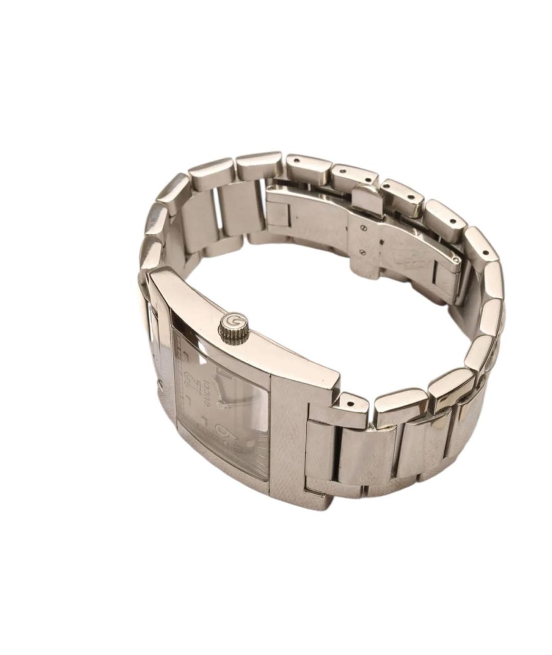 GUCCI Серебряные стальные часы, фото 2