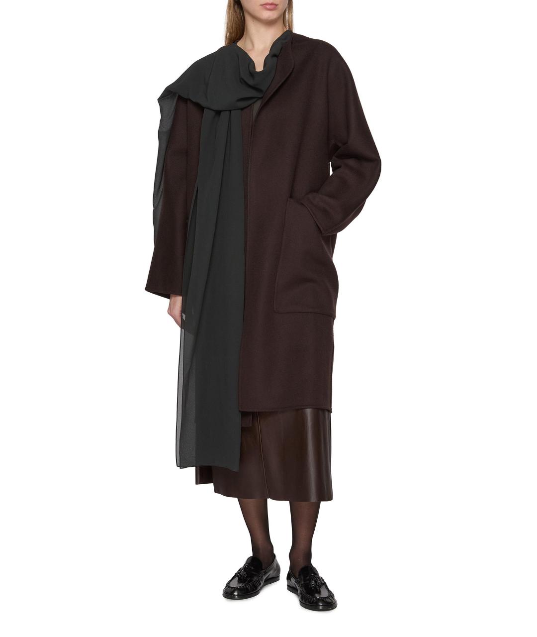 THE ROW Коричневое пальто, фото 2