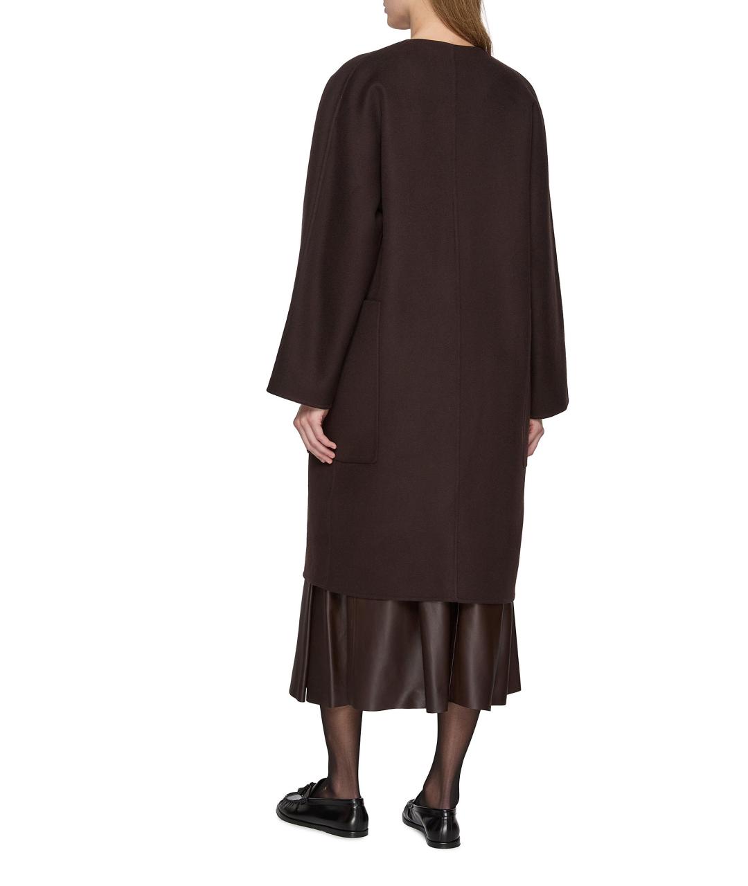 THE ROW Коричневое пальто, фото 3