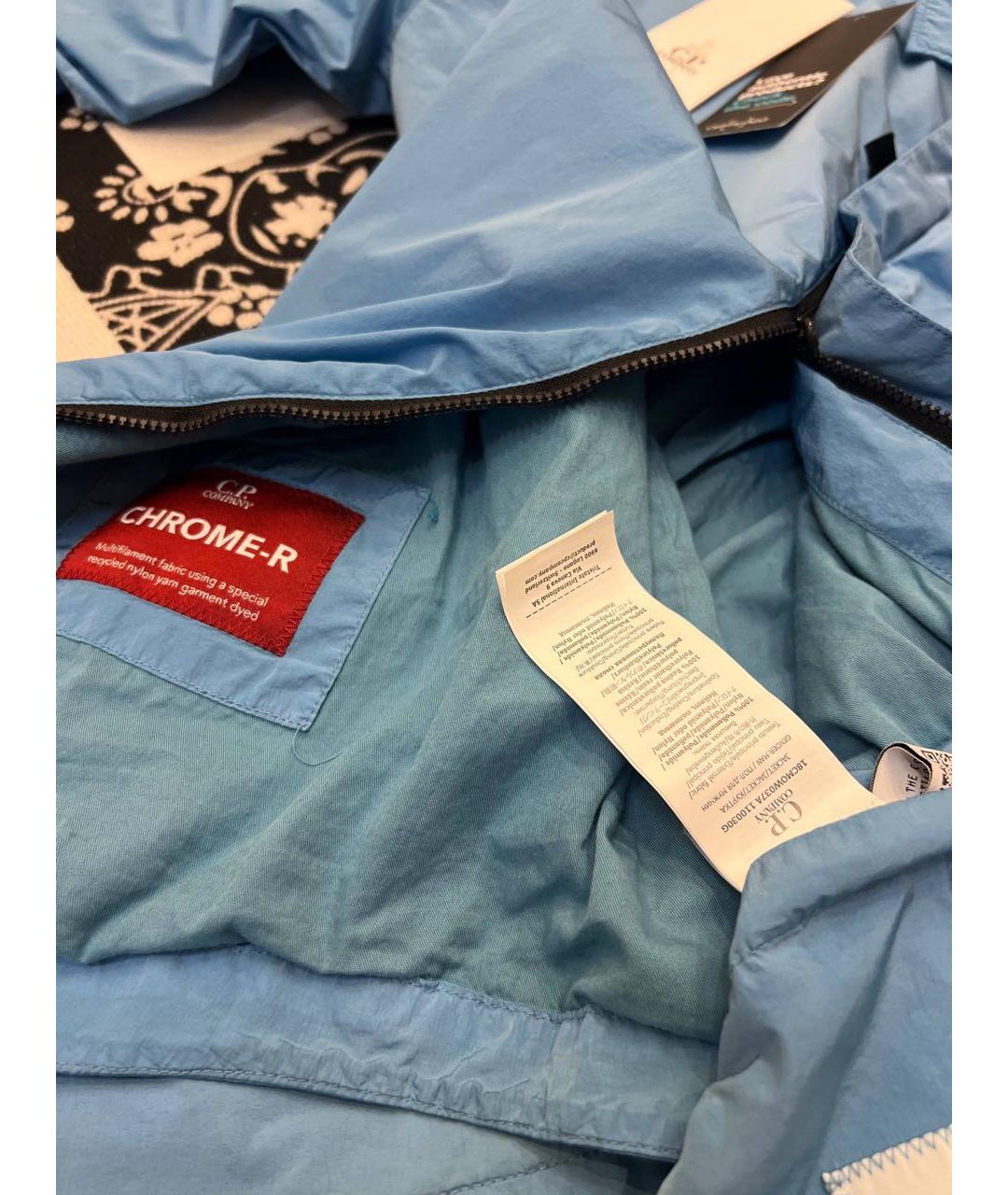 CP COMPANY Голубая синтетическая куртка, фото 3