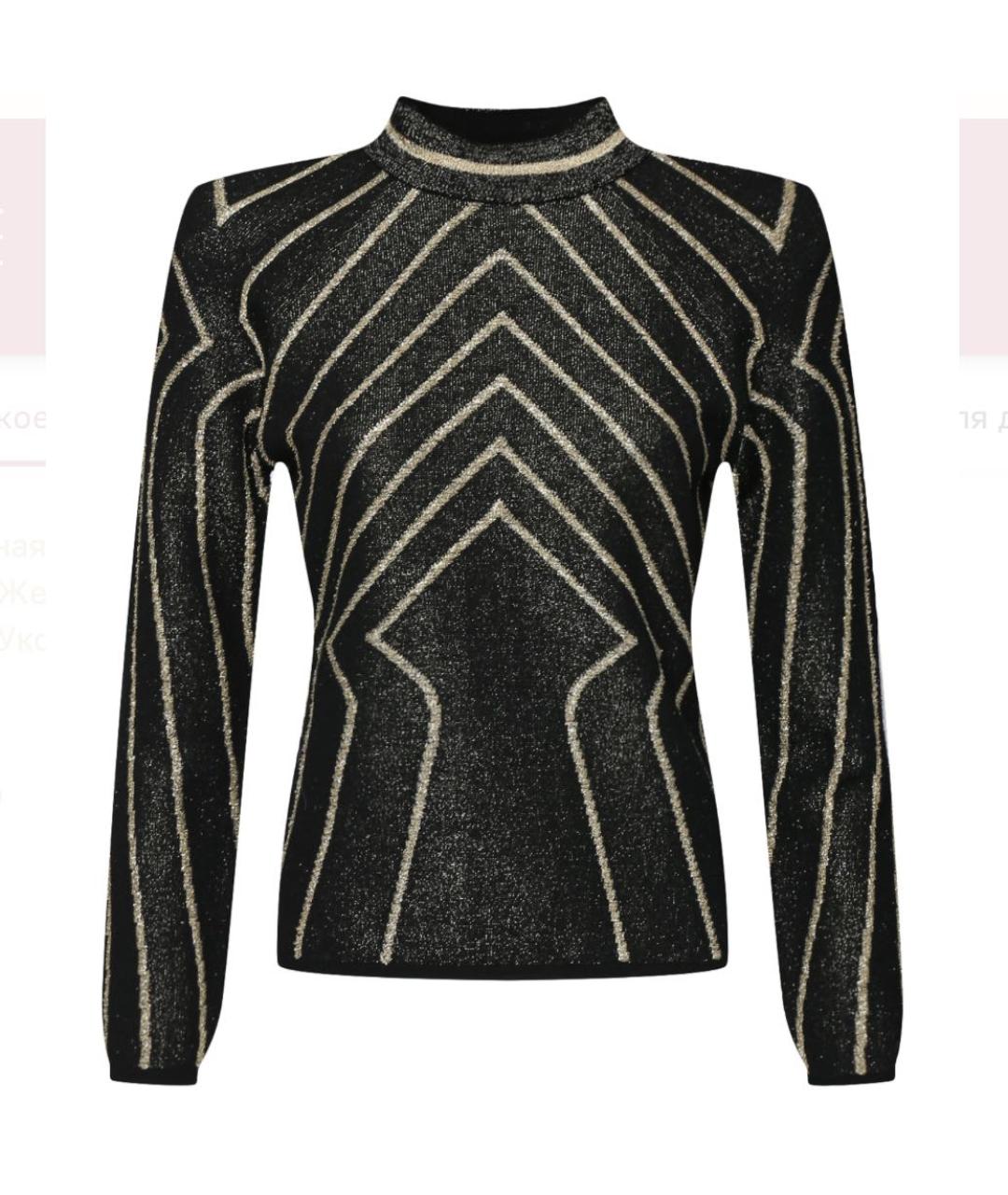 ALBERTA FERRETTI Черная шерстяная водолазка, фото 7