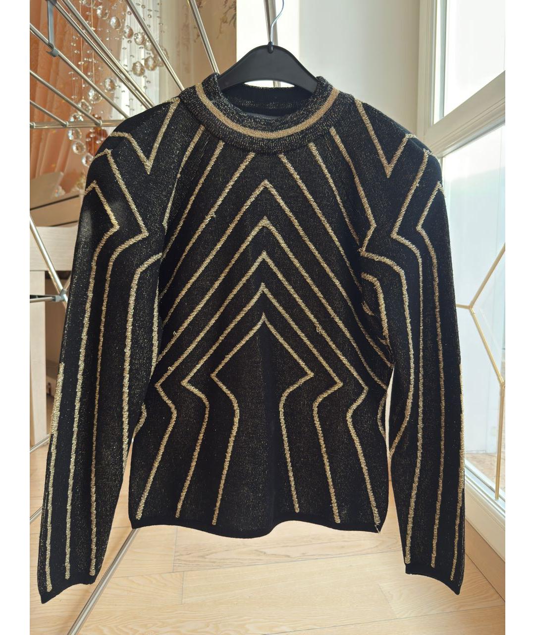 ALBERTA FERRETTI Черная шерстяная водолазка, фото 2