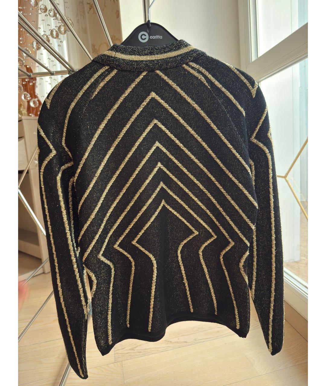 ALBERTA FERRETTI Черная шерстяная водолазка, фото 3