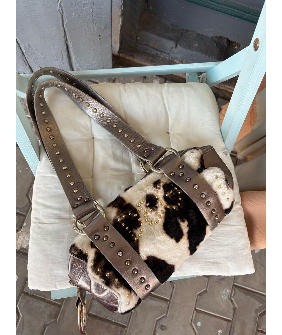 DOLCE&GABBANA Мульти меховая сумка через плечо, фото 9