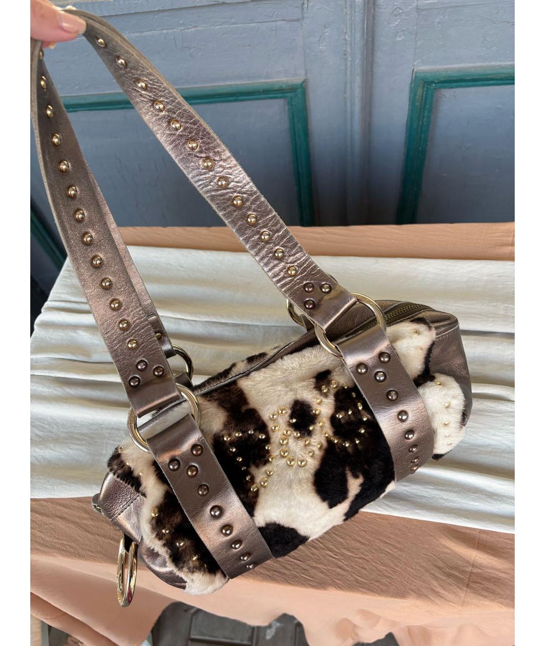 DOLCE&GABBANA Мульти меховая сумка через плечо, фото 6