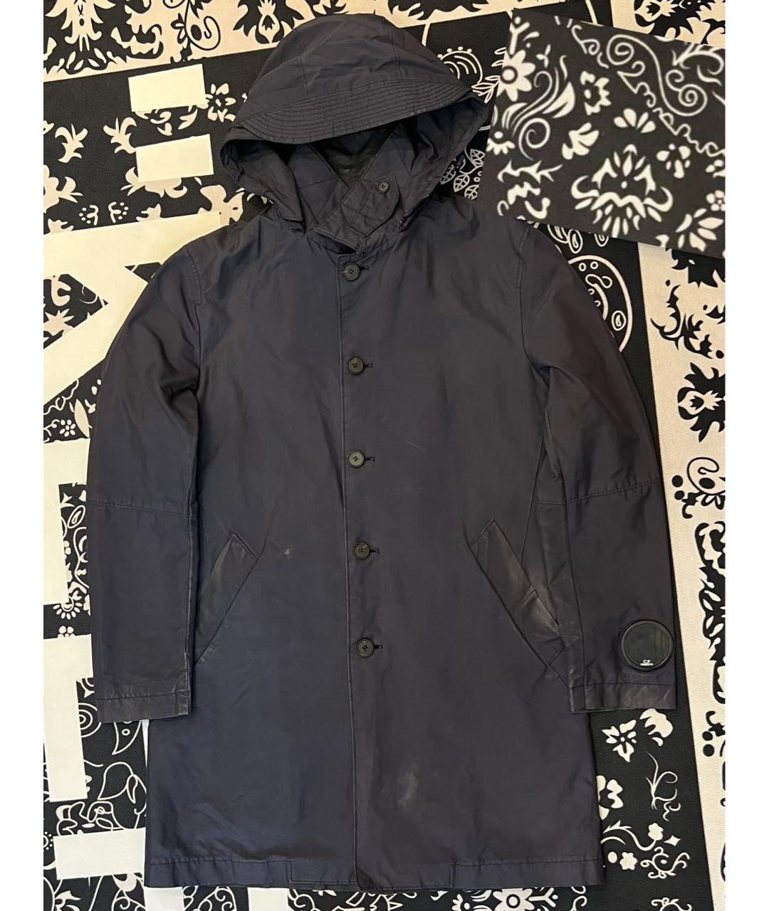 CP COMPANY Темно-синий тренч / плащ, фото 4