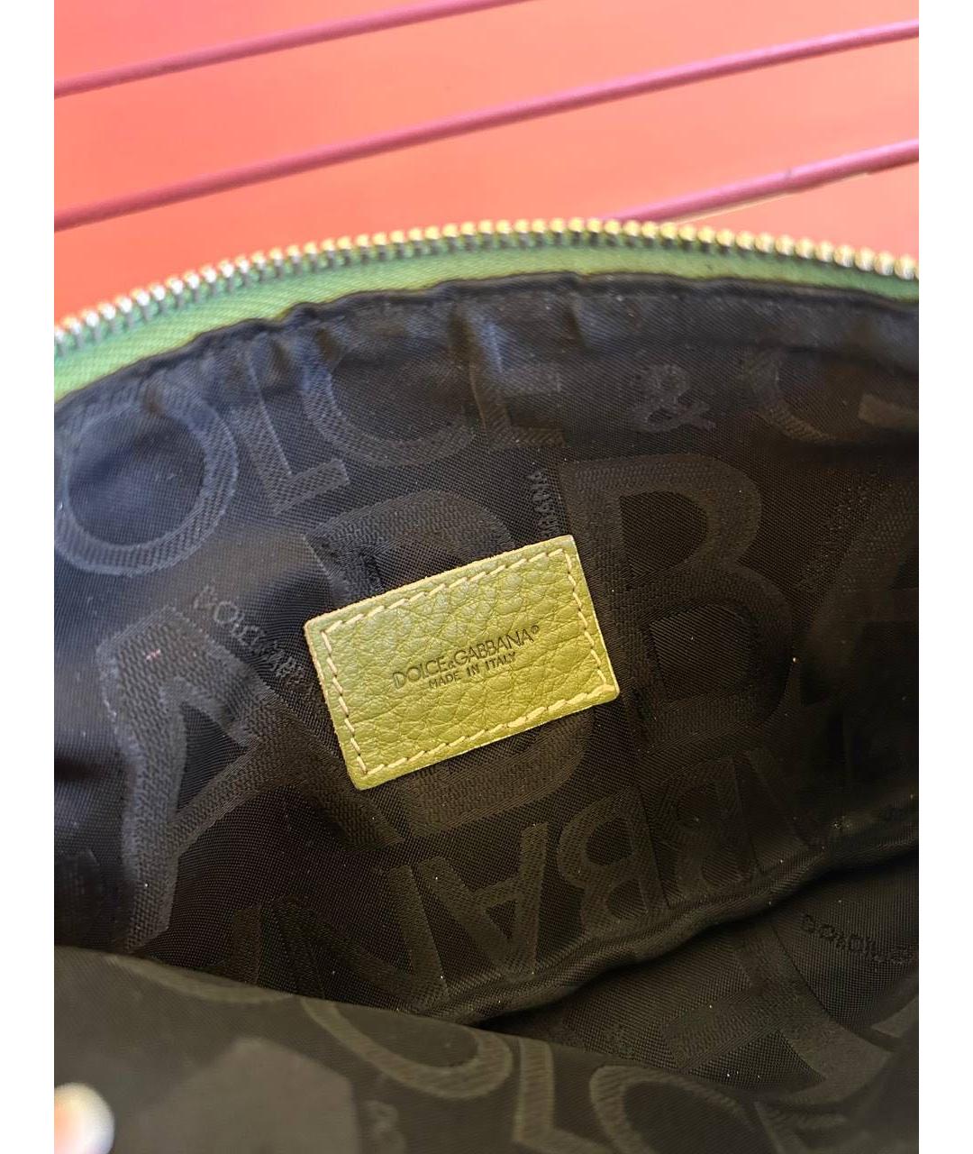 DOLCE&GABBANA Мульти кожаная сумка с короткими ручками, фото 8