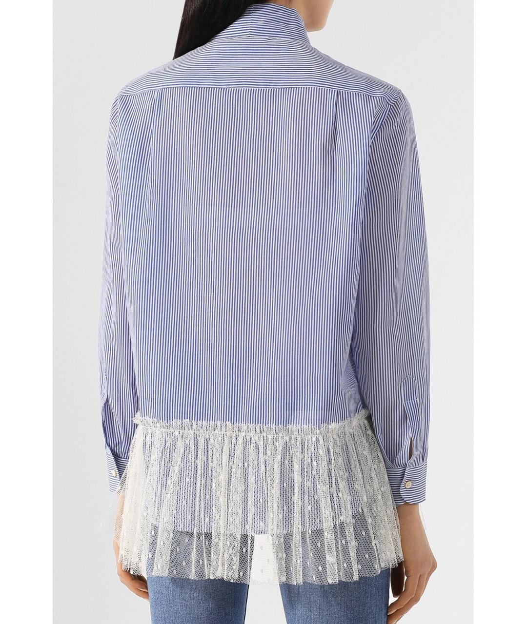 RED VALENTINO Мульти хлопковая рубашка, фото 4