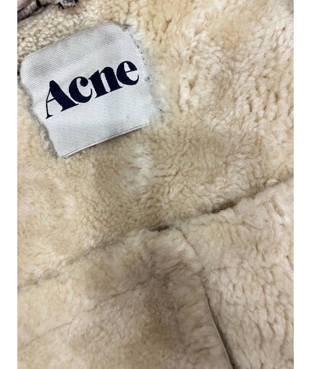 ACNE STUDIOS Антрацитовая замшевая дубленка, фото 3