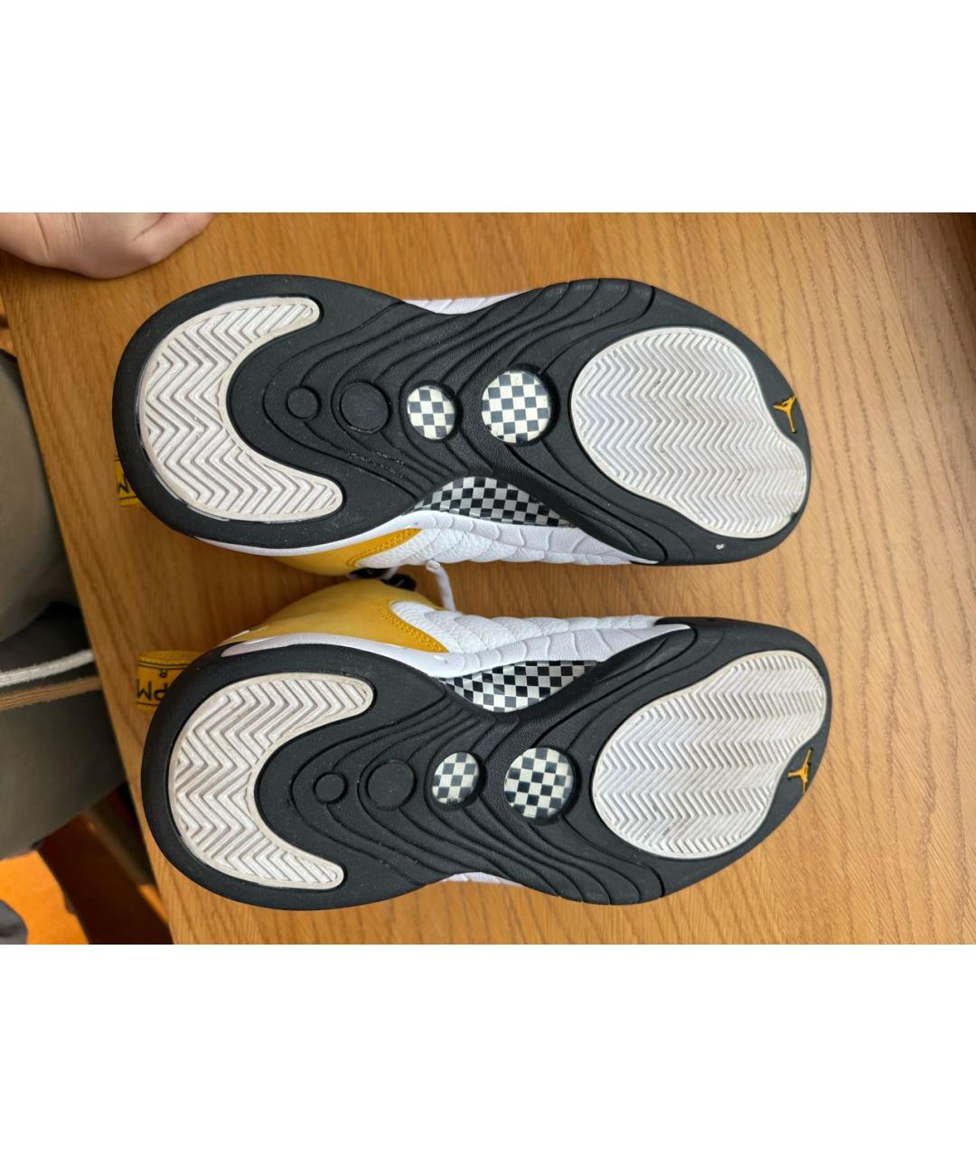 JORDAN Мульти кожаные высокие кроссовки / кеды, фото 5