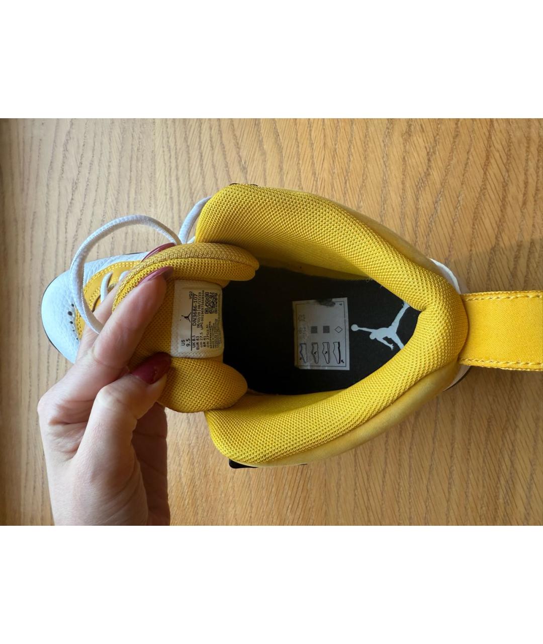 JORDAN Мульти кожаные высокие кроссовки / кеды, фото 6